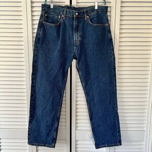 LEVI'S 505™ Regular Fit Dark Blue Jeans 36 X 30
